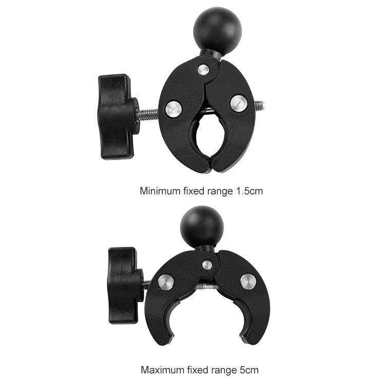 Motorcycle Dual-heads Crabs Clamps Handlebar Fixed Mount