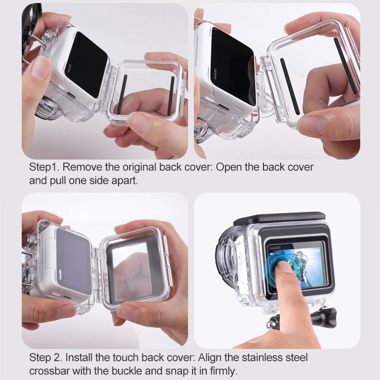 Waterproof Case Touch Back Cover