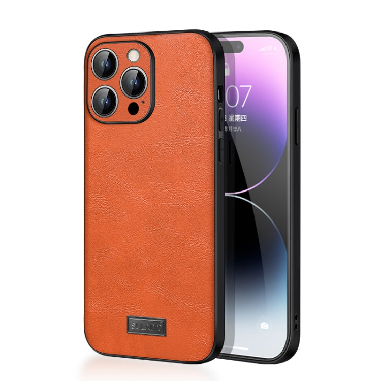 SULADA Shockproof TPU Hybrid Handmade Leather Phone Case, Series 2