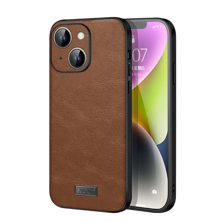 SULADA Shockproof TPU Hybrid Handmade Leather Phone Case, Series 1