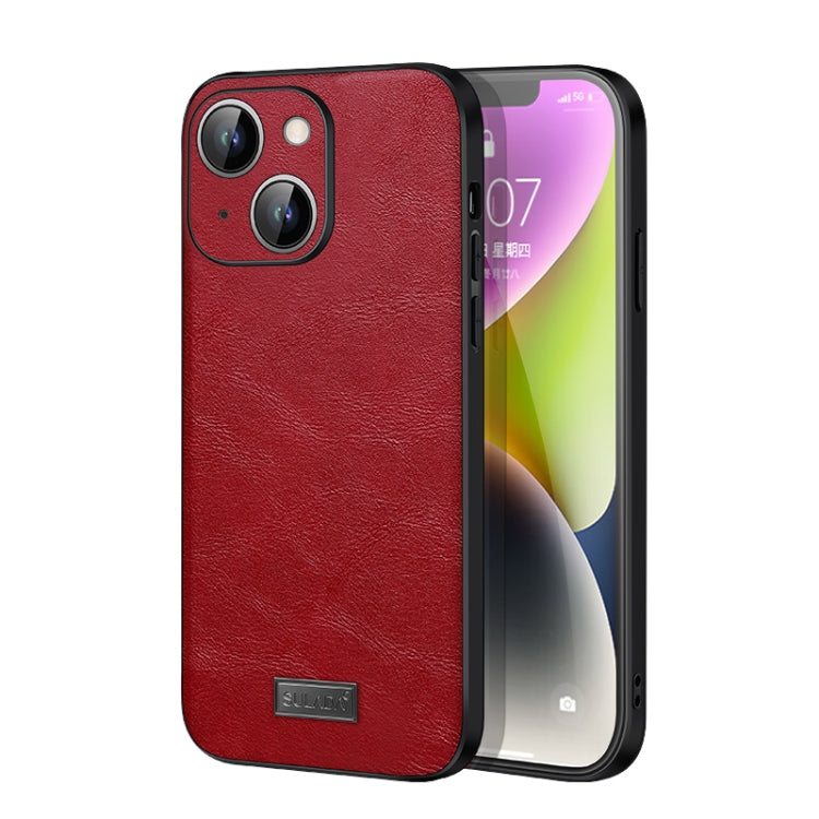 SULADA Shockproof TPU Hybrid Handmade Leather Phone Case, Series 1