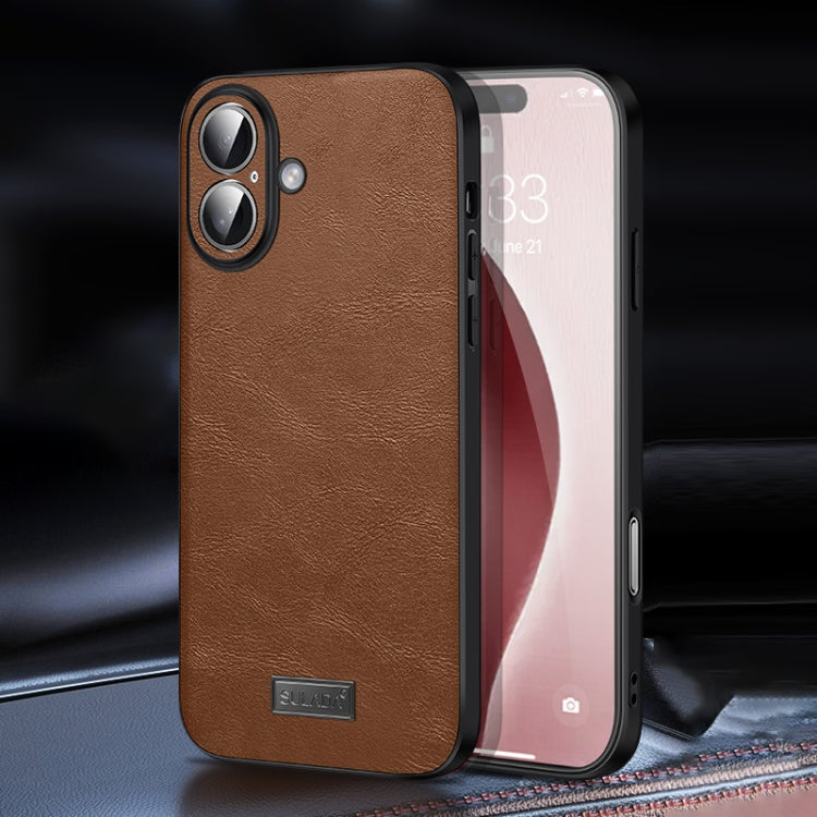 SULADA Shockproof TPU Hybrid Handmade Leather Phone Case, Series 1