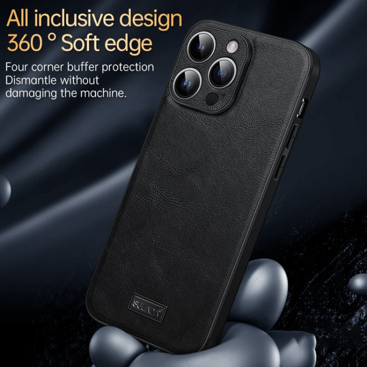 SULADA Shockproof TPU Hybrid Handmade Leather Phone Case, Series 1