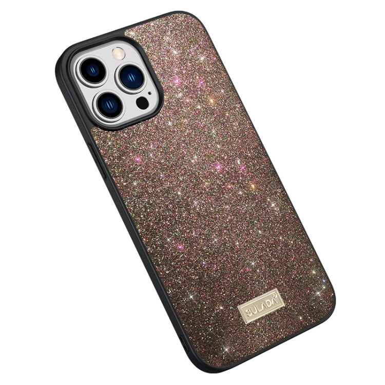 SULADA Glittery PC Hybrid TPU Handmade Leather Phone Case, Series 2