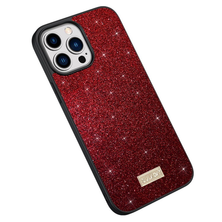 SULADA Glittery PC Hybrid TPU Handmade Leather Phone Case, Series 1