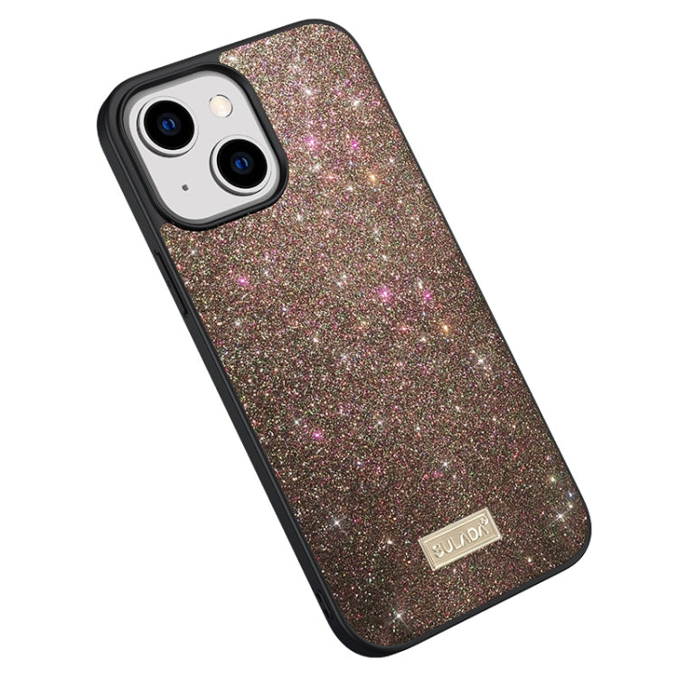 SULADA Glittery PC Hybrid TPU Handmade Leather Phone Case, Series 1