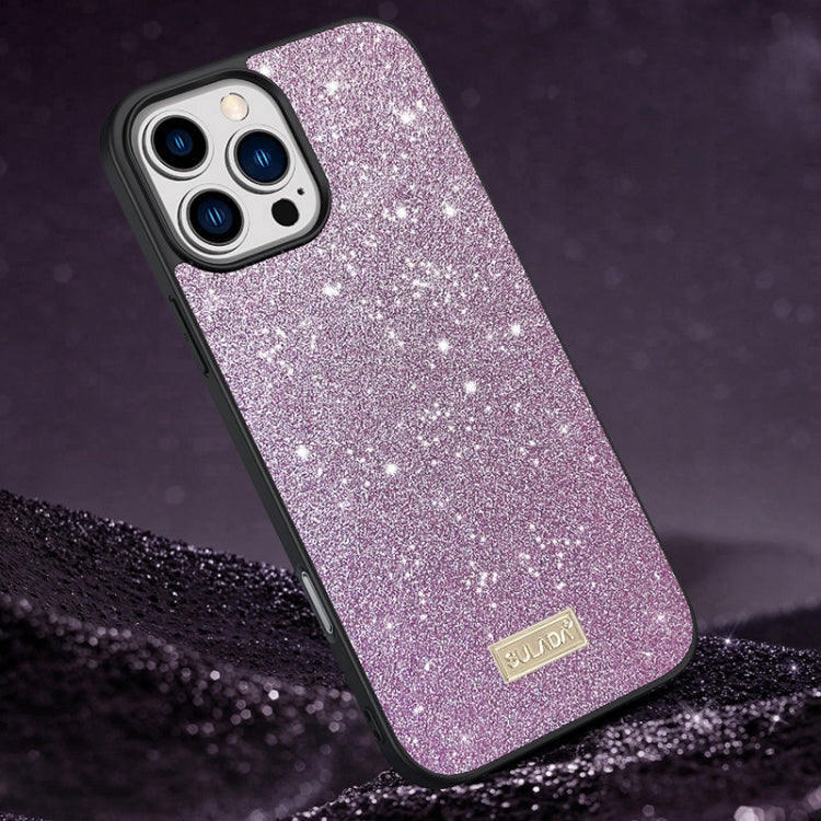 SULADA Glittery PC Hybrid TPU Handmade Leather Phone Case, Series 2