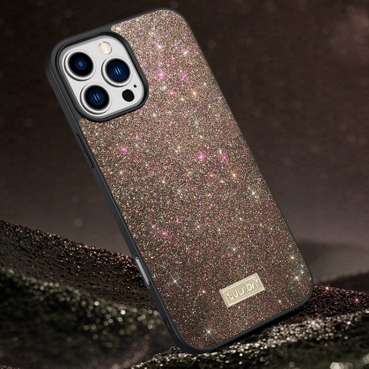 SULADA Glittery PC Hybrid TPU Handmade Leather Phone Case, Series 2