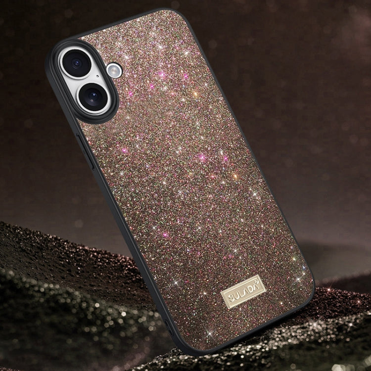 SULADA Glittery PC Hybrid TPU Handmade Leather Phone Case, Series 1