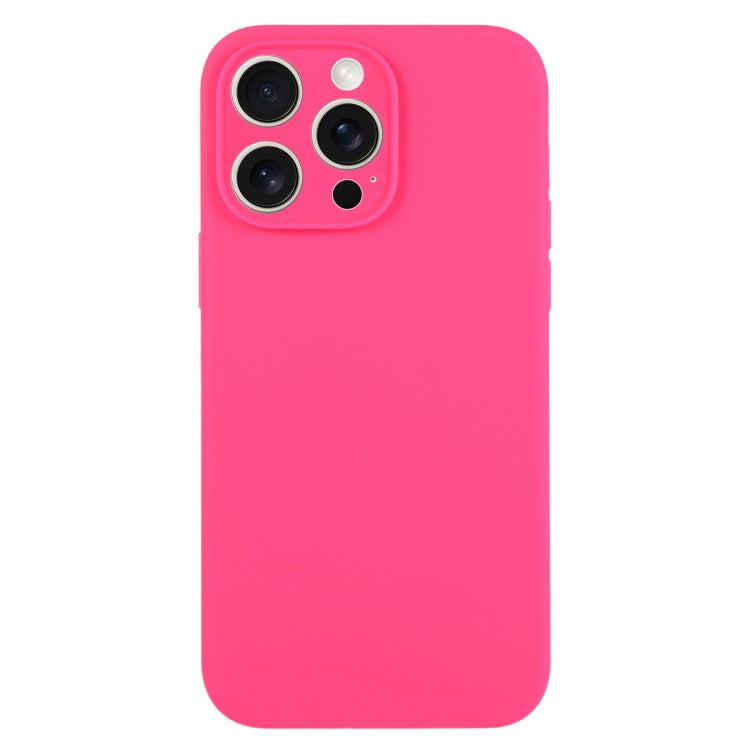 Pure Color Liquid Silicone Fine Pore Phone Case, Series 12