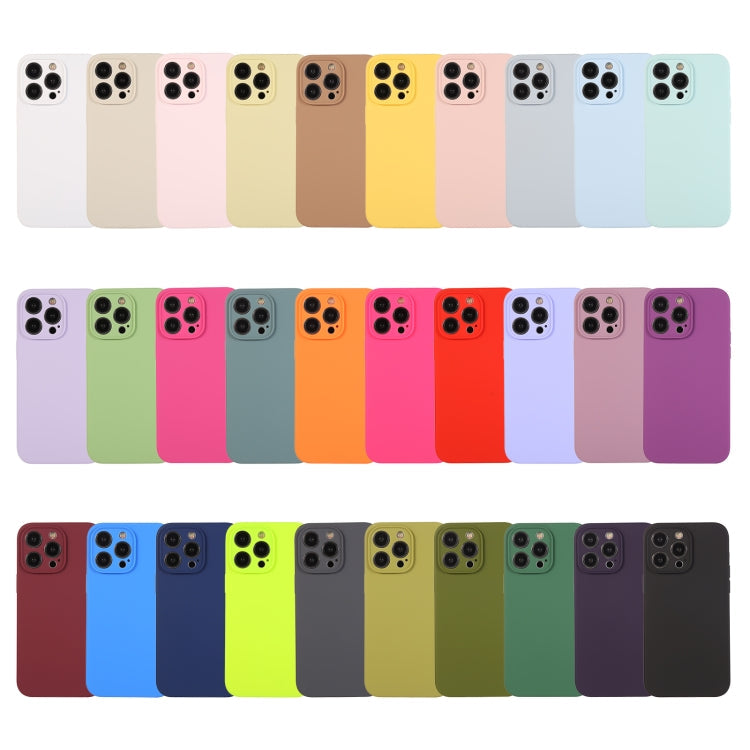 Pure Color Liquid Silicone Fine Pore Phone Case, Series 2