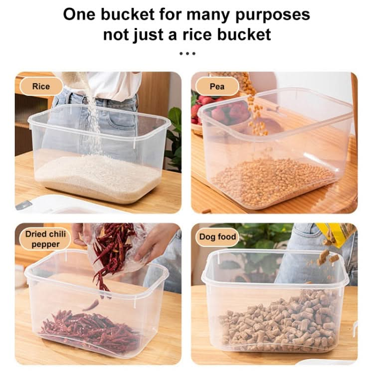 Pull-top Rice Bucket Sealed Insect-proof and Moisture-proof Food Storage Box, Random Color Delivery Reluova