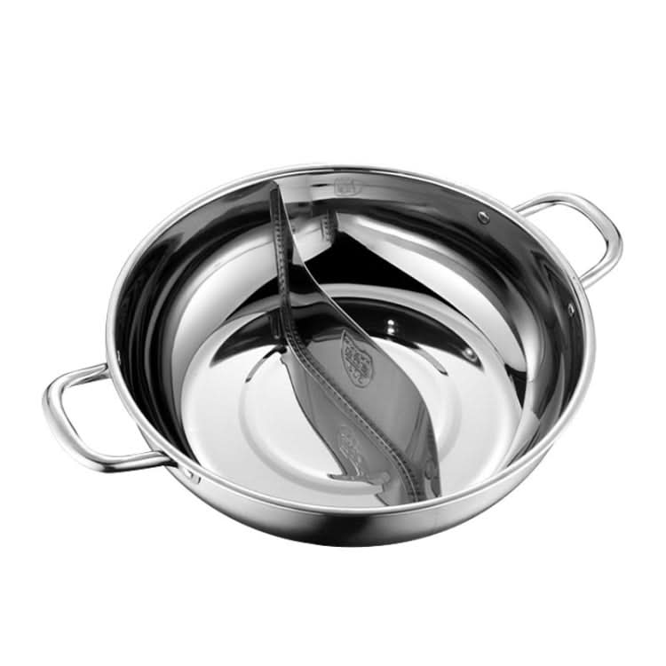 304 Stainless Steel Extra Thick Hot Pot Thickened Bottom Grid Pot-Reluova