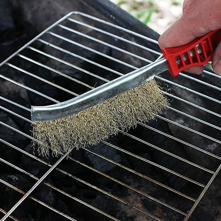 BBQ Grill Wire Cleaning Brush with Handle Reluova