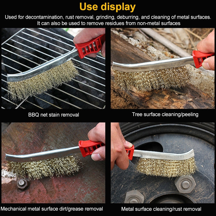 BBQ Grill Wire Cleaning Brush with Handle Reluova