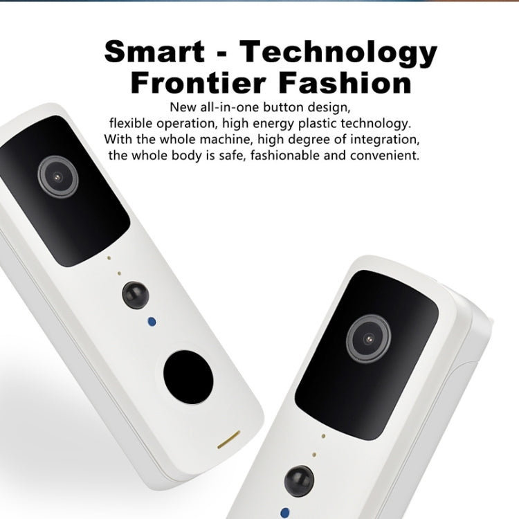 T30 Tuya Smart WiFi Visual Dingdong Doorbell with Battery Supports Two-Way Intercom & Night Vision