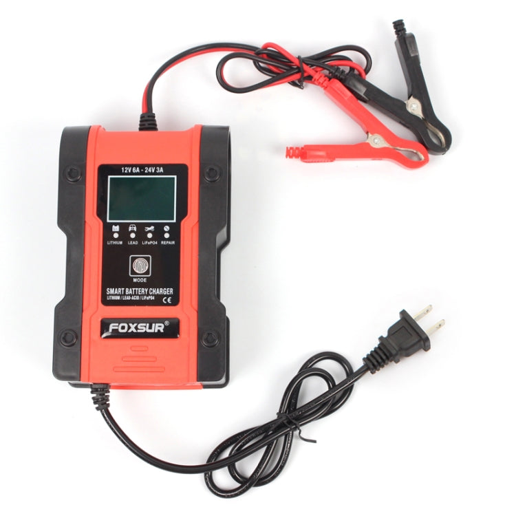 FOXSUR 12V-24V Car Motorcycle Repair Battery Charger AGM Charger ÎҵÄÉ̵ê