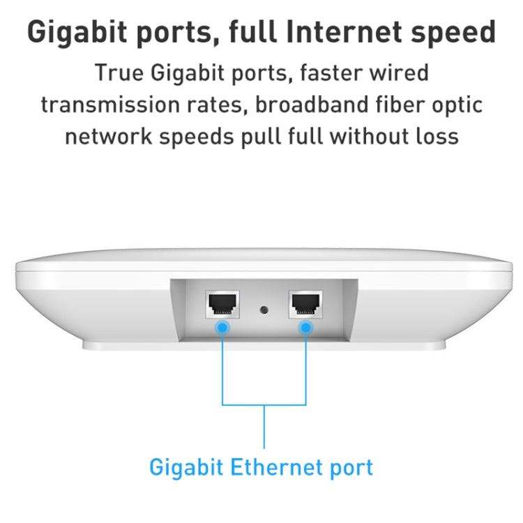 COMFAST CF-E393AX 3000Mbps WIFI6 Dual Frequency Ceiling Mounted Indoor Wireless AP