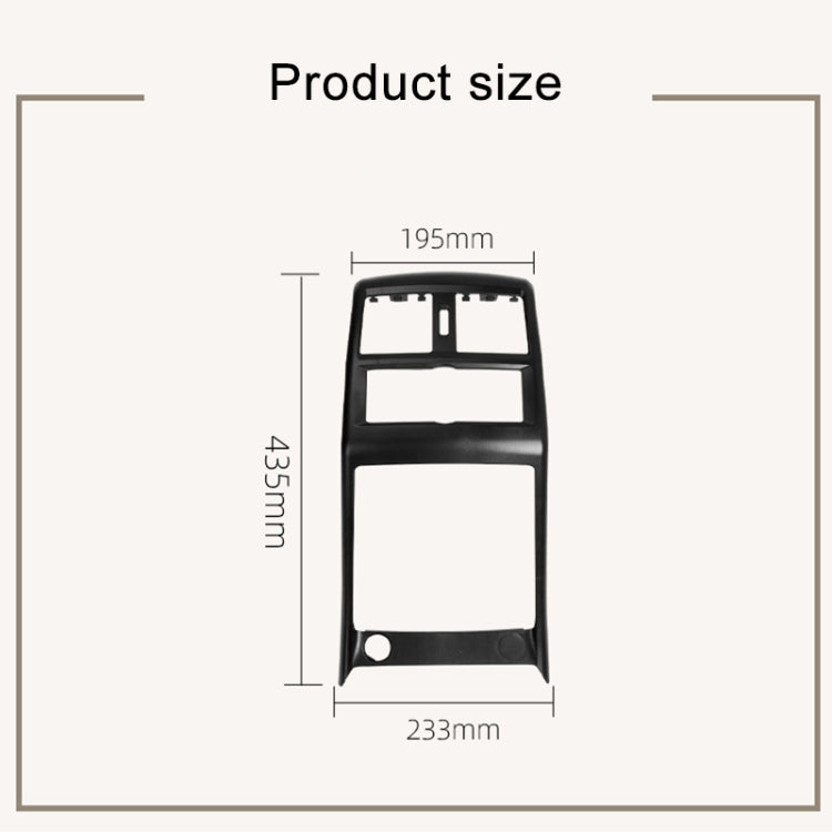 For Mercedes Benz ML320 / GL450 Car Rear Air Conditioner Air Outlet Panel Cover 166 680 7403