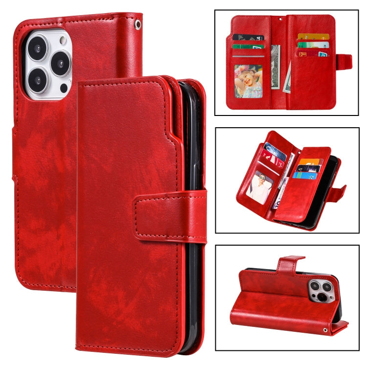 Tri-Fold 9-Card Wallets Leather Phone Case, Series 2