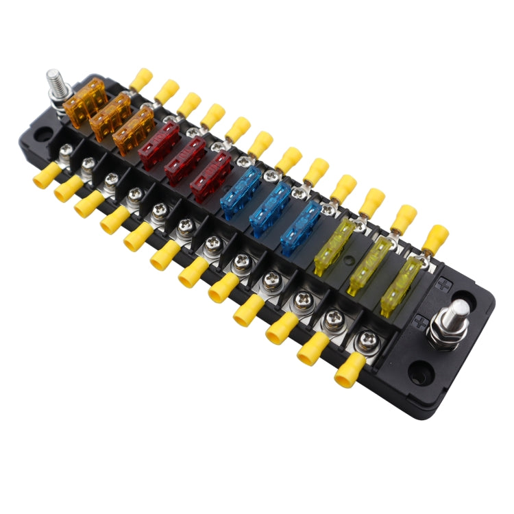 CP-4042 Vertical 12 Way Fuse Block with 12pcs Fuses and 12pcs Terminals ÎҵÄÉ̵ê