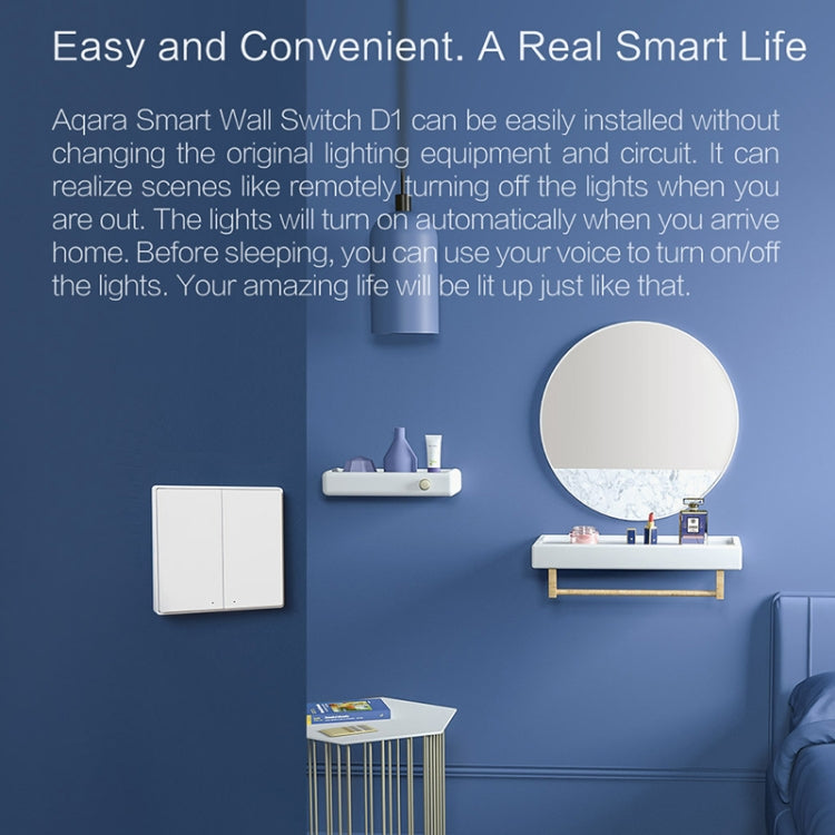 Original Xiaomi Aqara Smart Wall Switch D1,