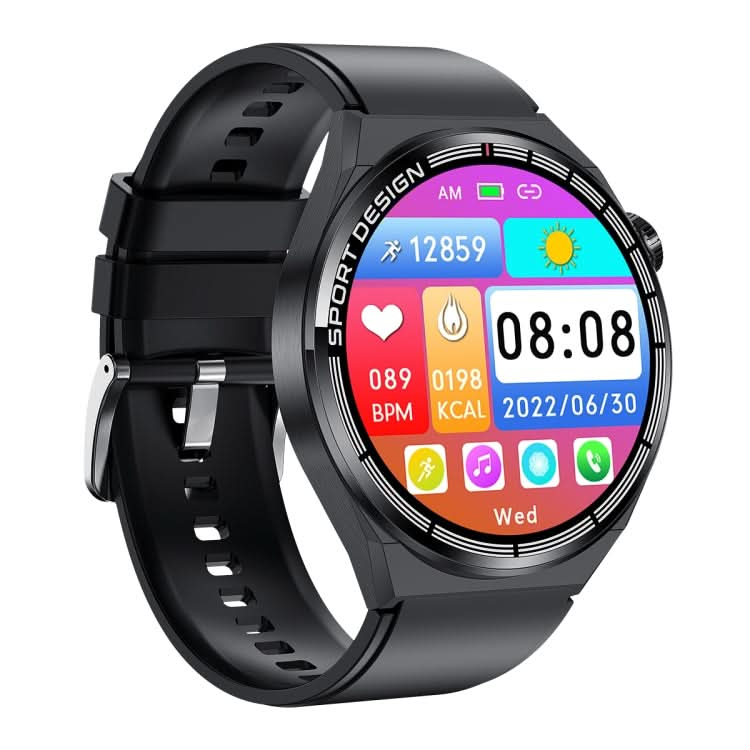 HDT MAX 1.60 inch Black Dial Silicone Band IP68 Waterproof Smart Watch Support Bluetooth Call