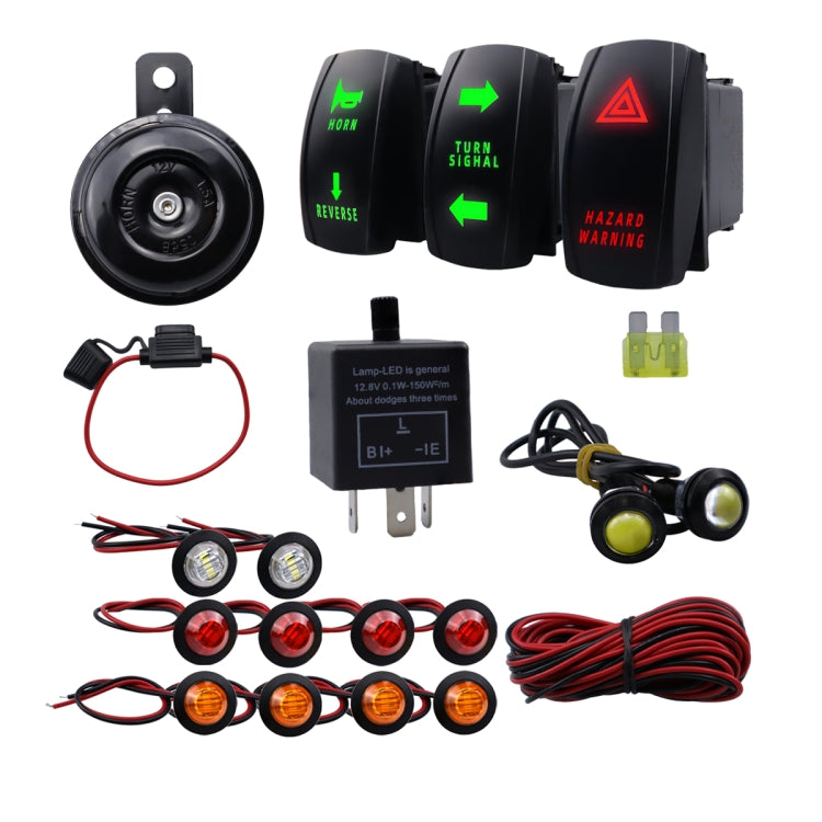 CP-4308 ATV UTV Turn Signal Fault Light Horn Wiring Harness Kit ÎҵÄÉ̵ê