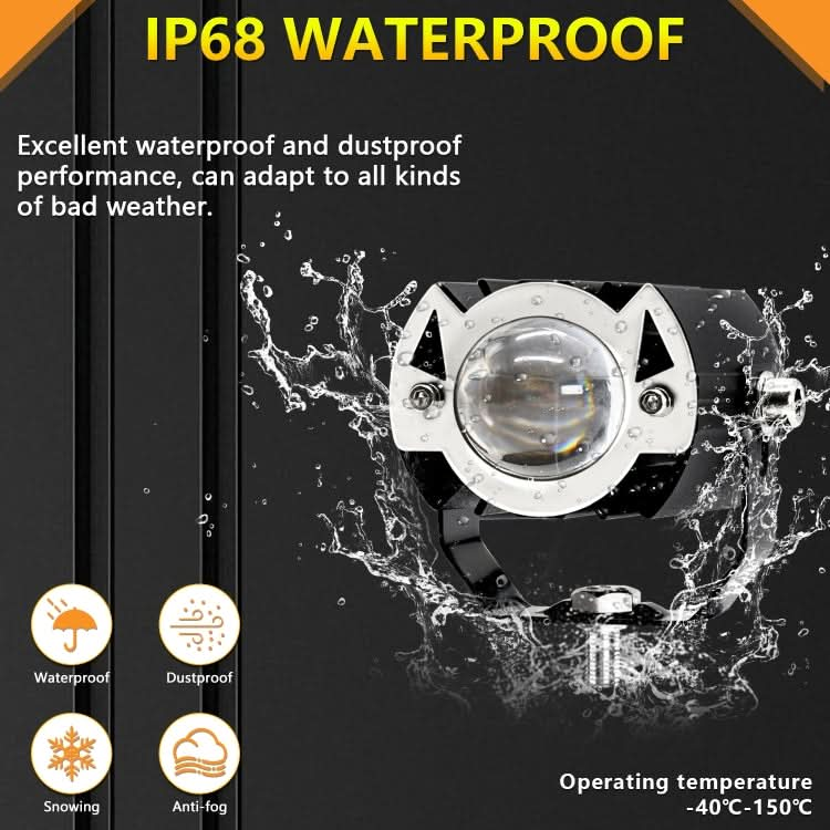 S19 IP68 Waterproof Motorcycle Spotlight ÎҵÄÉ̵ê