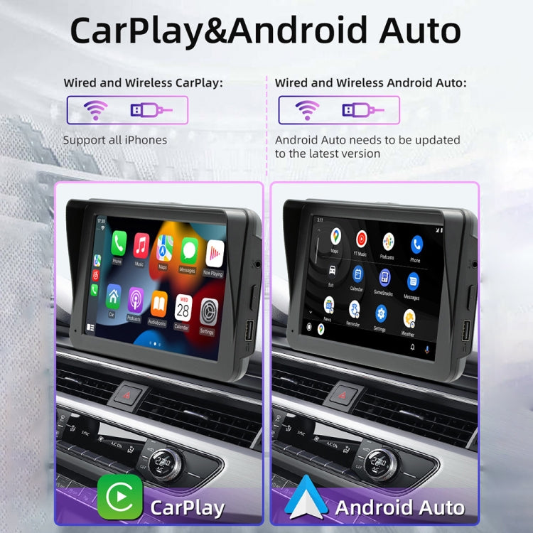 B5570 SunShade Style Car MP5 Player 7 inch Wireless CarPlay, Support Mobile Phone Interconnection ÎҵÄÉ̵ê