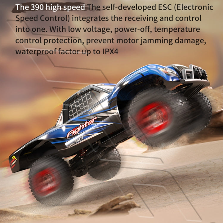 JJR/C Q39A 2.4G Four-wheel Drive High-speed Climbing Carbon Brush Motor RC Off-road Vehicle