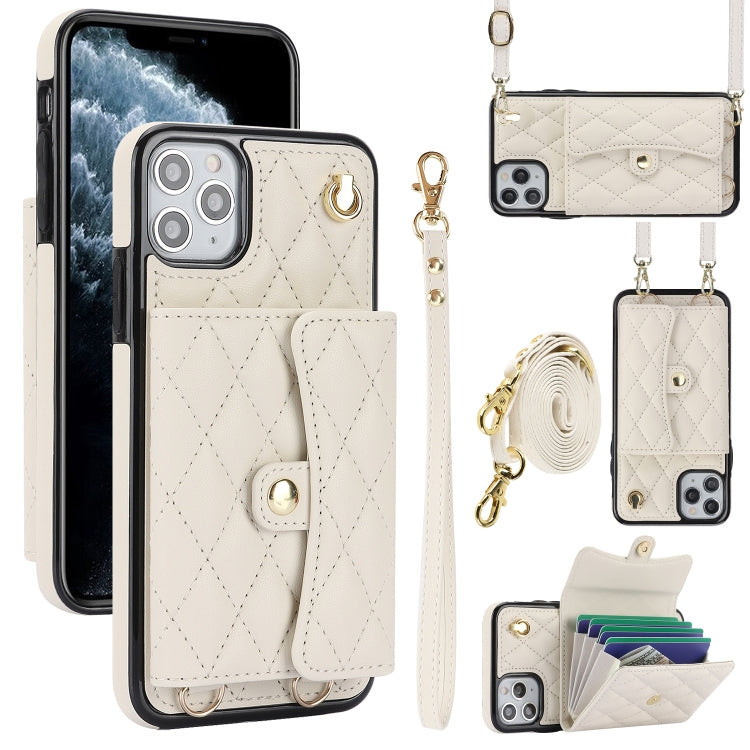 Crossbody Rhombic Horizontal Wallet Leather Phone Case, Series 2