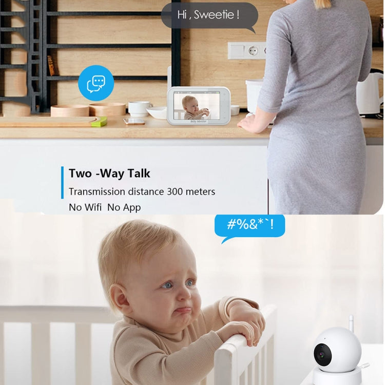 ABM201 4.5 inch Wireless Video Night Vision Baby Monitor Security Camera-Reluova