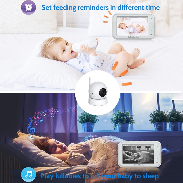 ABM201 4.5 inch Wireless Video Night Vision Baby Monitor Security Camera-Reluova