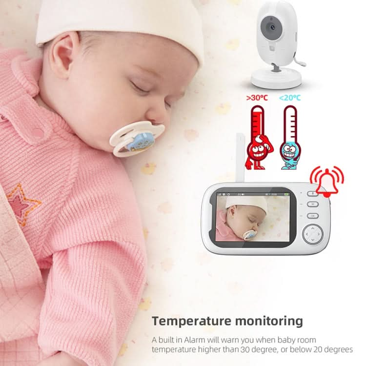 ABM600 3.5 inch Wireless Video Night Vision Baby Monitor Security Camera-Reluova