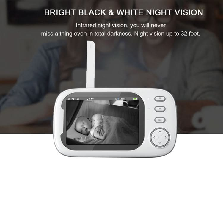 ABM600 3.5 inch Wireless Video Night Vision Baby Monitor Security Camera-Reluova