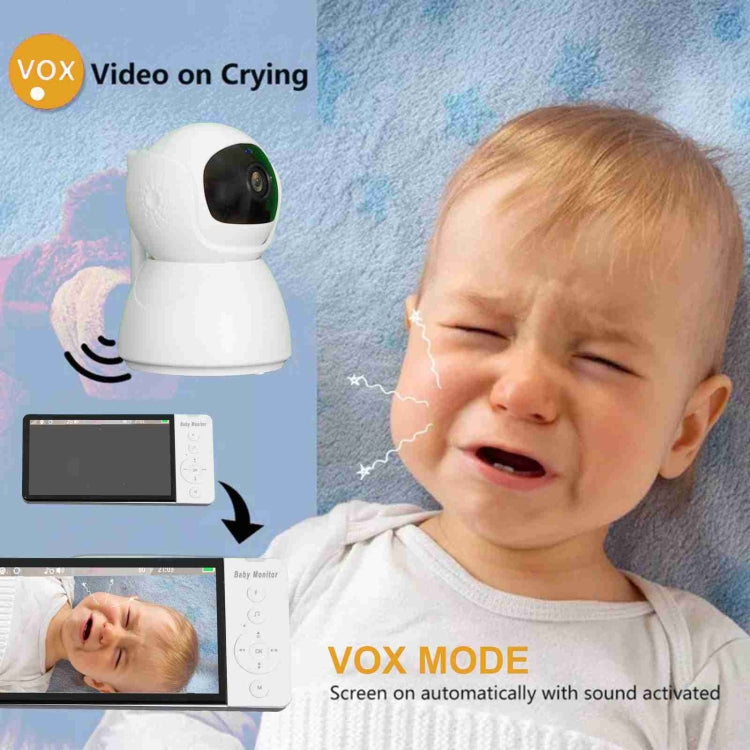 ABM700 5 inch Wireless Video Night Vision Baby Monitor Security Camera-Reluova