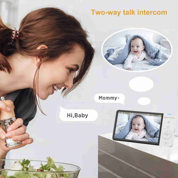 ABM700 5 inch Wireless Video Night Vision Baby Monitor Security Camera