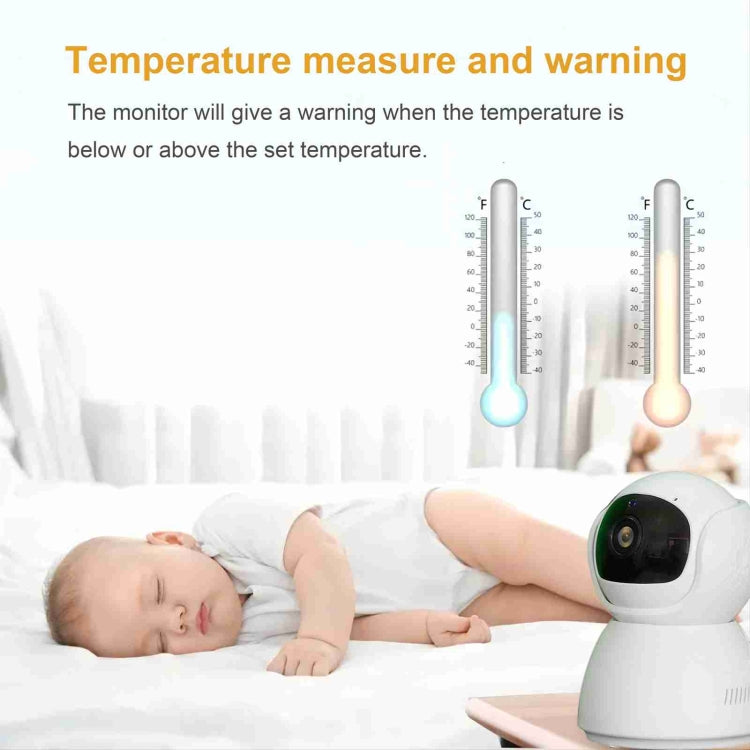 ABM700 5 inch Wireless Video Night Vision Baby Monitor Security Camera-Reluova