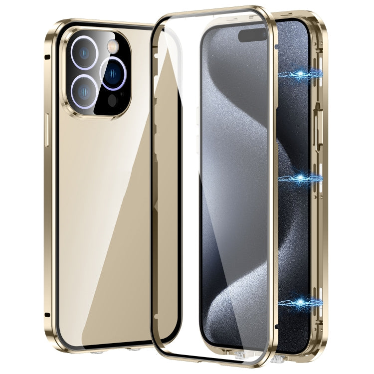 Magnetic Double-buckle HD Tempered Glass Phone Case, Series 2