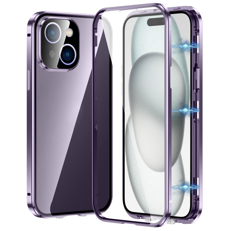 Magnetic Double-buckle HD Tempered Glass Phone Case, Series 3