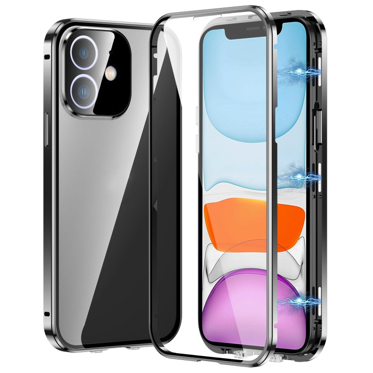 Magnetic Double-buckle HD Tempered Glass Phone Case, Series 1