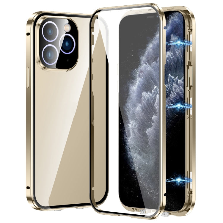 Magnetic Double-buckle HD Tempered Glass Phone Case, Series 2