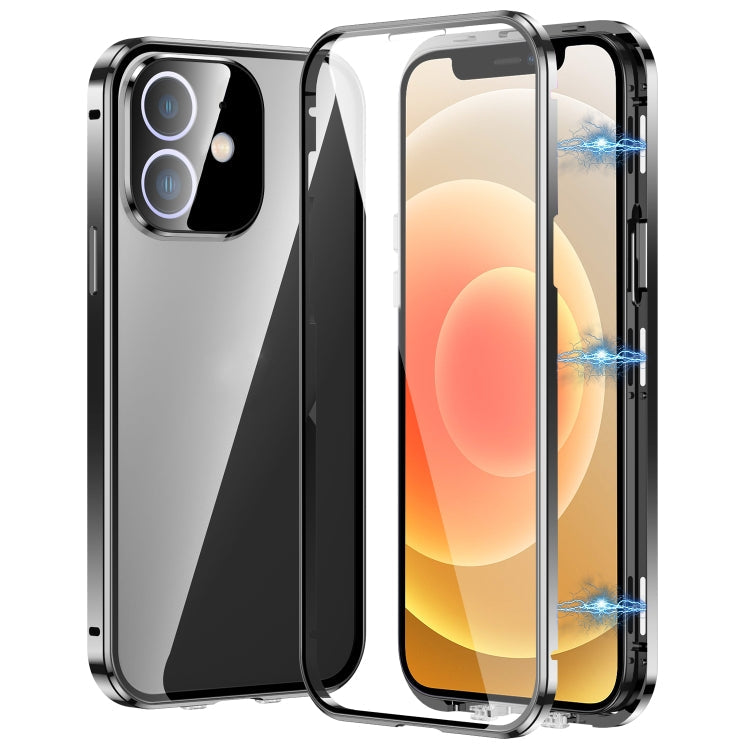 Magnetic Double-buckle HD Tempered Glass Phone Case, Series 1