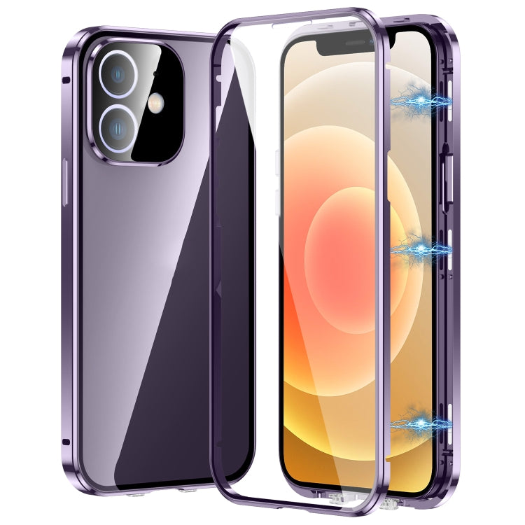 Magnetic Double-buckle HD Tempered Glass Phone Case, Series 1