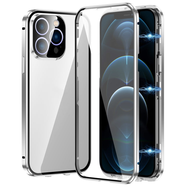 Magnetic Double-buckle HD Tempered Glass Phone Case, Series 1