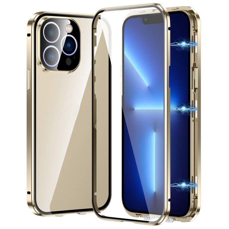 Magnetic Double-buckle HD Tempered Glass Phone Case, Series 1