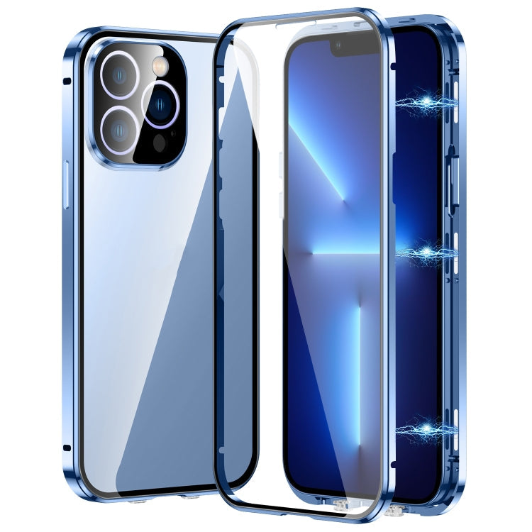 Magnetic Double-buckle HD Tempered Glass Phone Case, Series 1