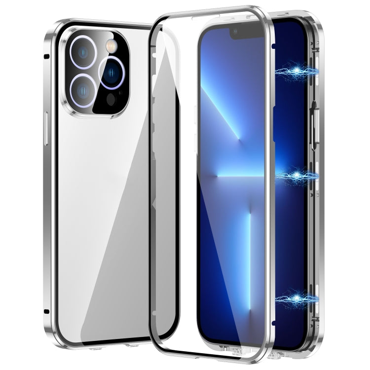 Magnetic Double-buckle HD Tempered Glass Phone Case, Series 1