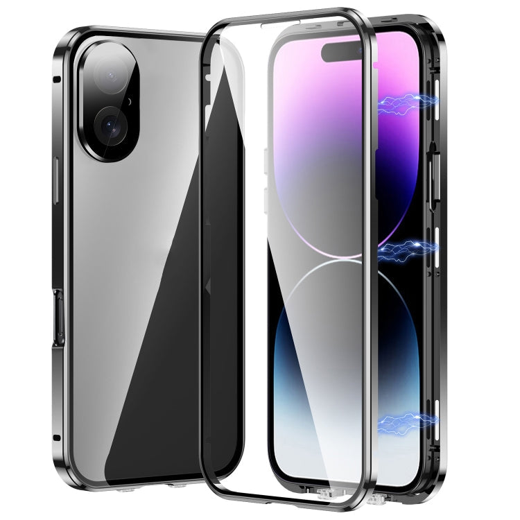 Magnetic Double-buckle HD Tempered Glass Phone Case, Series 2